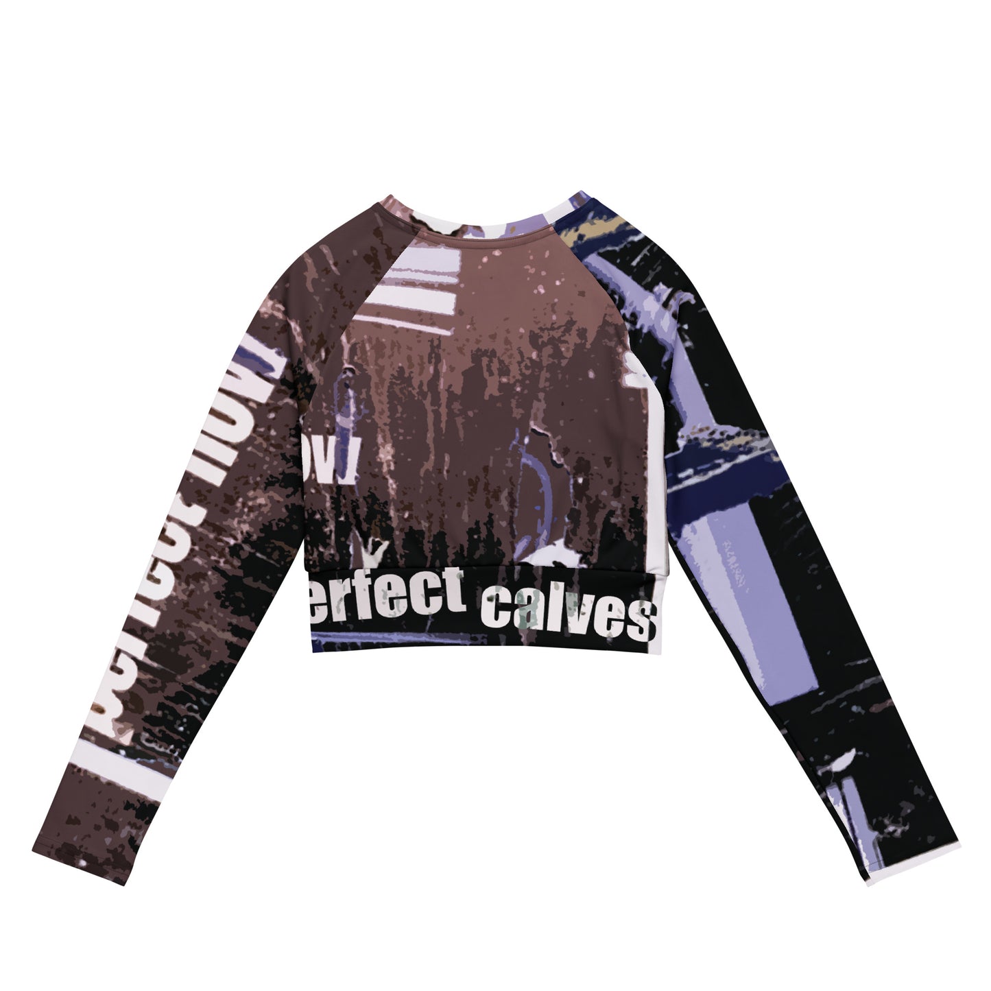 PERFECT NOW Recycled long-sleeve crop top