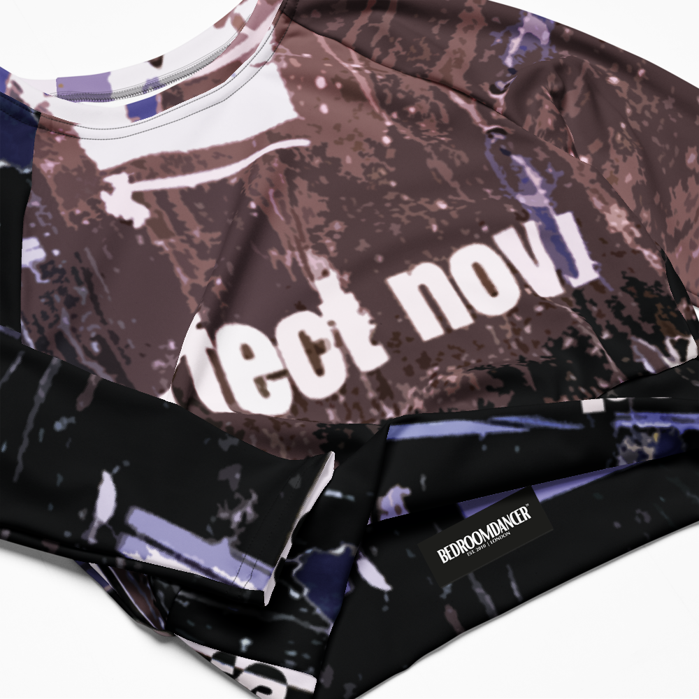 PERFECT NOW Recycled long-sleeve crop top